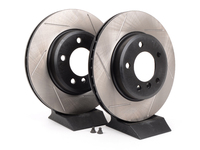 Gas-Slotted Brake Rotors (Pair) - Front - E46 323i 323ci 325i 325ci 325xi 328i 328ci - Z3 3.0i, Z4 3.0i