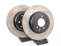 Gas-Slotted Brake Rotors (Pair) - Front - E60 535i, 545i, 550i - E63 645ci, 650i
