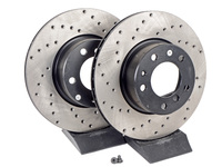 Cross-Drilled Brake Rotors - Front - E34 525i/530i/535i/iT (pair)