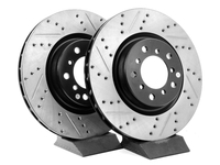 Cross-Drilled & Slotted Brake Rotors - Front - E46 M3 (pair)