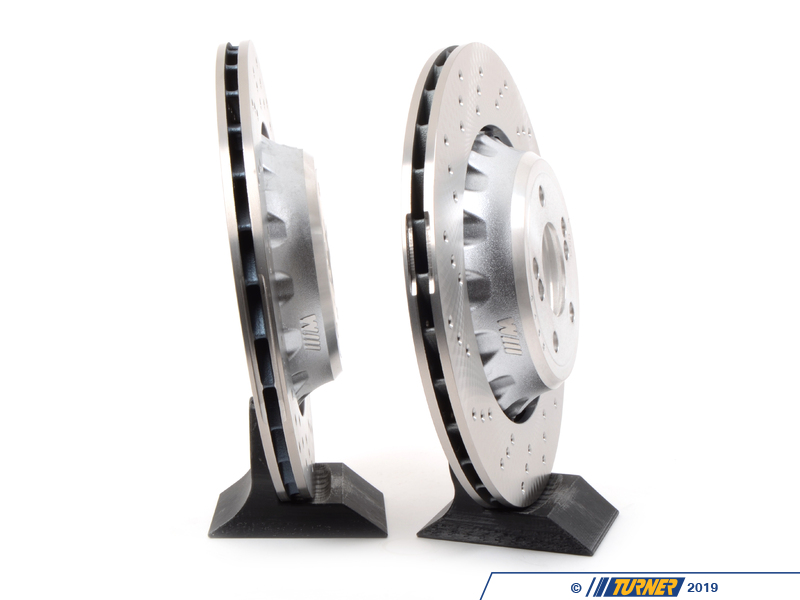 34212284811KT Genuine BMW Rear Brake Rotor Set F87 M2, F80 M3, F82