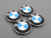 Set of 4 BMW Hub Caps - E36 E46 E9X E39 E60 + More