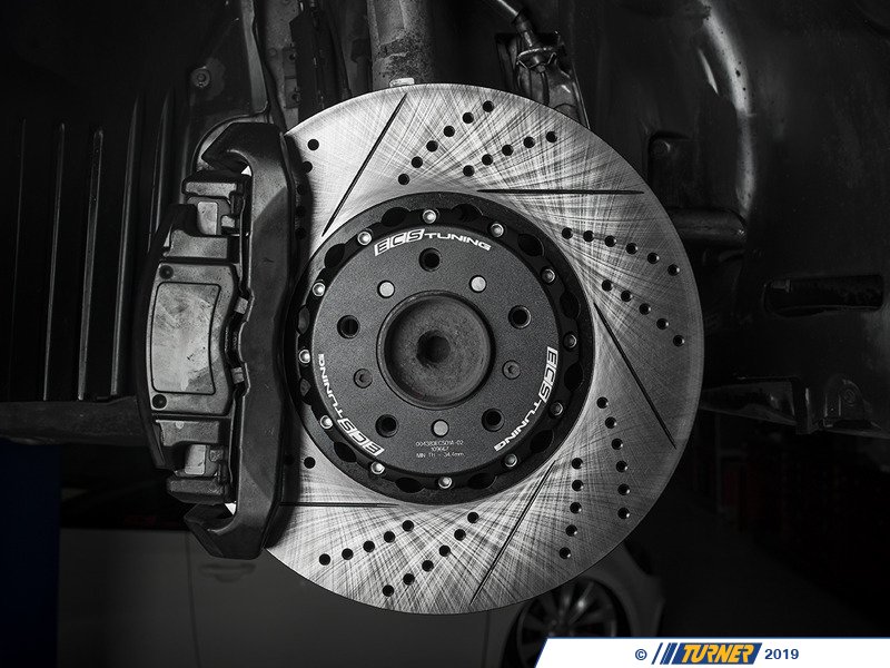 Rotor Set & Brake Pads w/ Sensor BMW E60 525i 528i 530i Brembo Rear Disc Brake