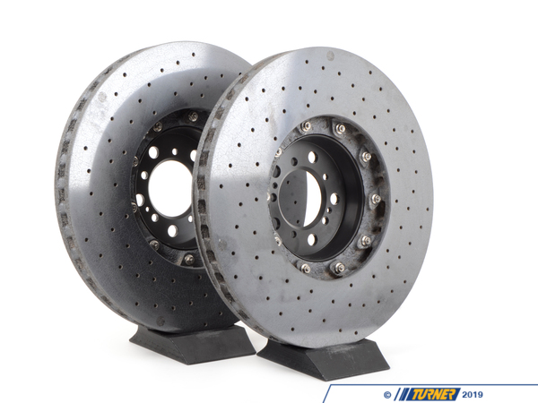 34112284805-806 - Genuine BMW Front Carbon Ceramic Brake Rotor Set - F80 M3 F82 M4 | Turner ...