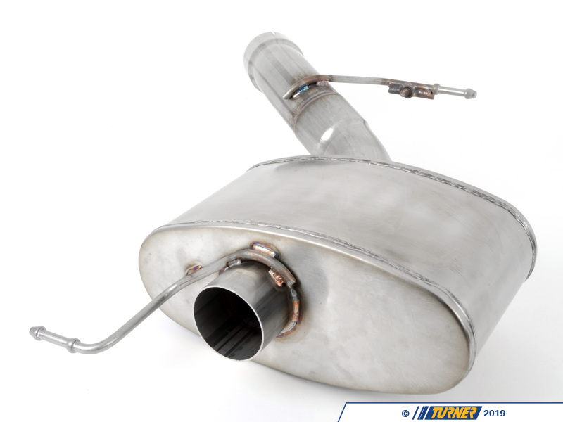 COR14934B F10 M5 Corsa AxleBack Sport Mufflers Black Tips Turner