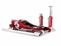 Schwaben Low Profile 2 Ton Aluminum Floor Jack With Aluminum 3-Ton Jack Stands