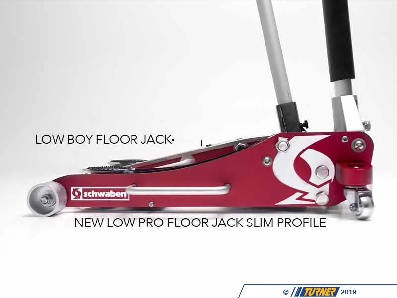 011362sch01akt Schwaben Low Profile 2 Ton Aluminum Floor Jack