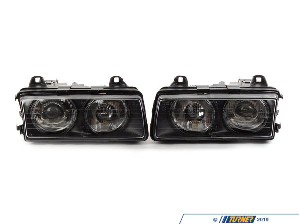 New DEPO Euro ZKW Projector Head Lights For BMW E36 3 Serie 92-99 w/ CCFL Rings