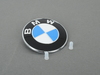 Genuine BMW BMW Trunk Emblem with Grommets For E39 5-series 51148203864G