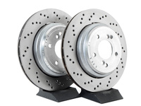 Cross-Drilled & Floating Brake Rotors - Rear - E46 M3 US/Euro/CSL/ZCP