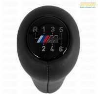 Manual BMW Shift Knob - M Logo Weighted Anatomic - with 6 Speed Pattern