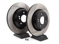 Gas-Slotted Brake Rotors (Pair) - Rear - E46 M3, E39 M5