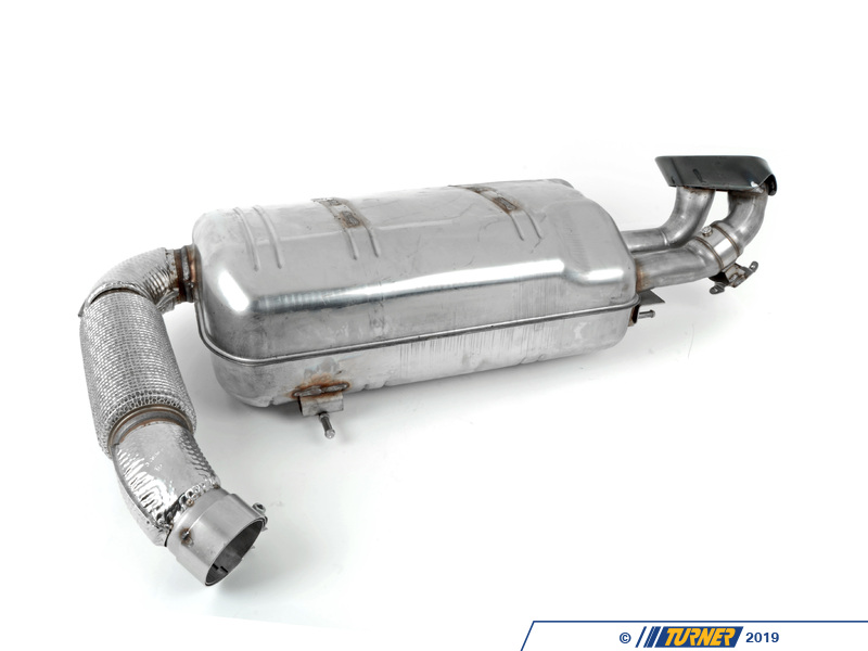 18308608167 Genuine BMW Rear Muffler With Exhaust Flap I12 i8 Turner Motorsport