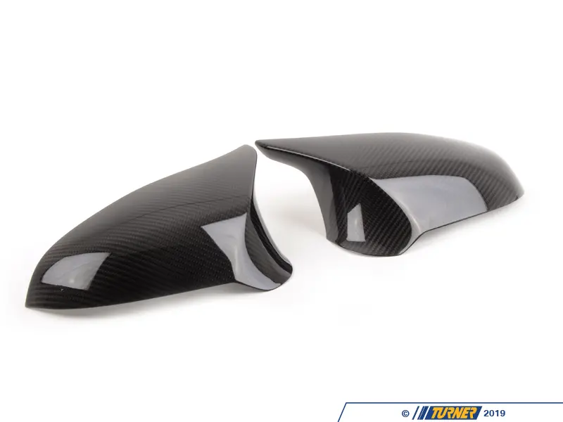 Carbon Side Wing Mirrors Pair Shield Cover Stick On For BMW F80 M3 F82 F83 M4 