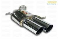 F10 M5 Supersprint Stainless Left Racing Muffler with Polished Stainless Tips
