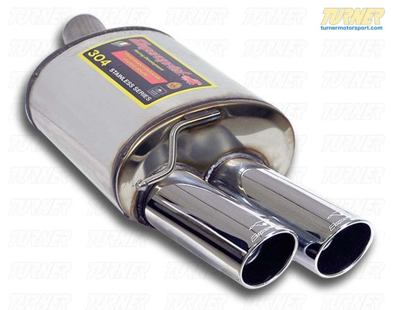 987106 E89 Z4 28i Supersprint Stainless Muffler Turner Motorsport