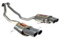 E53 X5 4.8is Supersprint Performance Mufflers (Left & Right Set) (Round Tips)