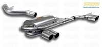 E84 X1 25i/28i Supersprint Dual Exhaust Conversion (Section 2, Performance Muffler, 4x80mm Tips)