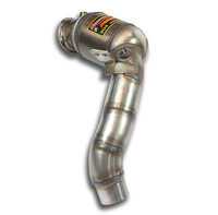 F10 M5, F13 M6, F06 M6 Gran Coupe Supersprint Right Turbo Downpipe with Metallic Sport Cat
