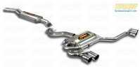 E92/E93 328i/xi Supersprint Euro Exhaust System with Quad Tips (Center Resonator + Rear Dual Exhaust)
