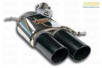 F13 M6 Supersprint Left Performance Muffler with Exhaust Flap (Satin Black 2x100mm Tips)