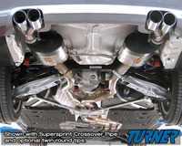 E92 335i/335xi Supersprint Performance Mufflers - Quad Tips