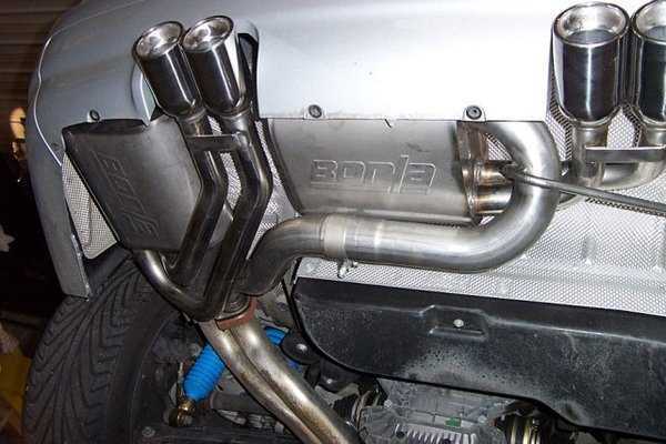 140034 Borla Sport Exhaust Rear Mufflers With Round Tips E46 M3 Turner Motorsport