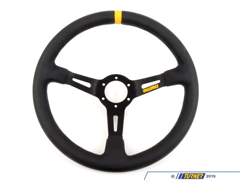 Momo R1905//35S Steering Wheel MOD 07 Black Suede