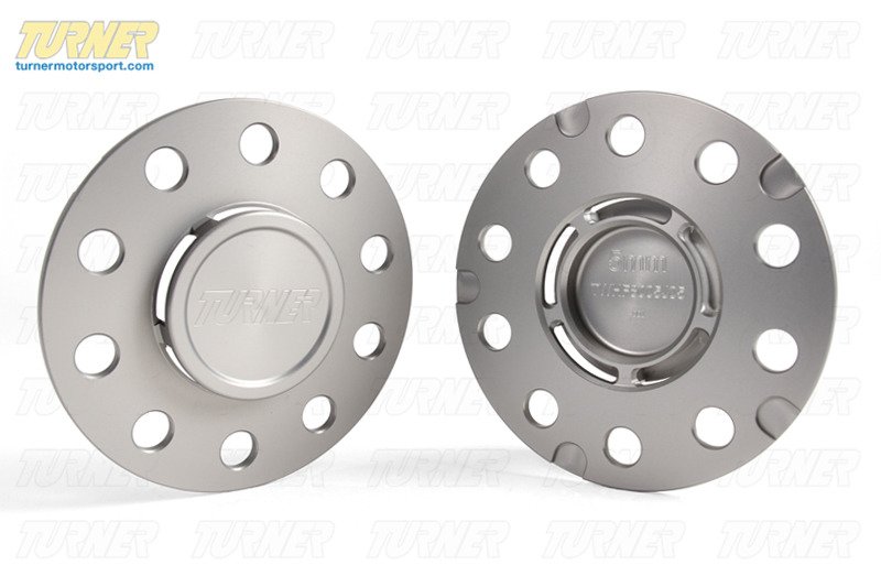 TWHF8005J10 Turner Silver BMW 10mm Wheel Spacers with Integrated Hub