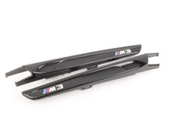 M Performance Gloss Black Fender Side Grill Trim Set - F80 M3