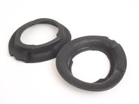 T#338743 - E46M3MOUNTKIT - 3-series Strut/Shock Mount Kit - E46 M3 - One of the secrets of the M3's acclaimed handling is its suspension bushings and mounts. That's why you absolutely cannot overlook replacing the rubber mounts when installing new struts and shocks. Since these pieces are mostly rubber, they dry up and crack over time. Re-using them lead to problems with fitment or noise, and may have safety issues as well. These mounts and pads are the perfect complement to your new shocks to help restore your car's handling and performance.This mount package contains all of the commonly replaced rubber mounts and pads for the front and rear shocks on a 2001-2006 E46 M3 (incl CSL model). These are the direct replacement pieces - there's no additional labor, time, or effort and special tools are not required.The basic E46 M3 mount package includes:Front strut mounts (also known as the guide support) Front upper spring plate with captive bearingFront strut reinforcement plates (to prevent cracking and deforming of the front strut towers)Front and rear self-locking mounting nutsRear Lifetime Warranty 'Repair Shop' shock mountsRear shock mount reinforcements (to prevent cracking of shock towers)Rear shock mount gasketsThe spring pads, dust boots, and bump stops can be added from the menu below. Note that front bump stops and dust boots are generally not required if you're using Bilstein struts, Bilstein coil overs, H&R coil overs, or KW coil overs. Those struts come with their own front bump stops and boots and may include rear stops and boots as well.We offer three varieties of the rear shock mounts - OEM, Repair Shop, and HP alum-rubber. We recommend either the Repair Shop or HP mounts because the stock OEM design has a flaw that can lead to premature failure of the mounts. The Repair Shop and HP mounts use a different design that will last longer and the Repair Shop mounts also have a lifetime warranty!This item fits the following BMWs:2001-2006 E46 BMW M3 M3 CSL - Packaged by Turner - BMW