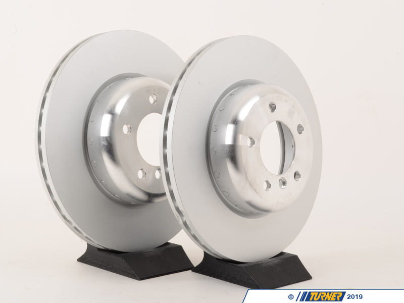 34116778647 Genuine BMW Front Brake Rotor Set (338x26) E82 E88 128i