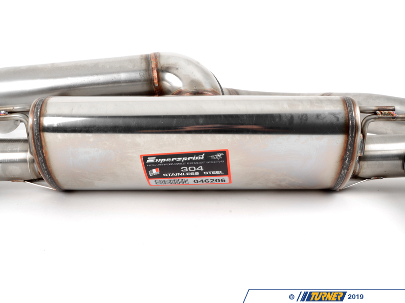 046206 E82 1M Coupe Supersprint Stainless Race Muffler Turner