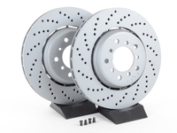Front Cross-Drilled & Floating Brake Rotors -E46 M3 US/Euro