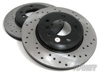 Cross-Drilled Brake Rotors - (340x30)(pair) - Front - F22 M235i M235iX, F30 335i 335iX, F32 435i 435iX