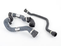 T#340196 - E46COOLINGPACK - Complete Cooling System Overhaul Package - 1999-2006 E46 323i 325i 328i 330i - This is a compete cooling system overhaul kit, which includes all the common E46 cooling system failure parts bundled into a complete package. This cooling system package is for all of the non-M E46 3 series -- those made in 1999-2005 as well as 2006 coupes and convertibles. The E46 cooling system is much like that of the previous generation 3 series. Several of the primary cooling components are prone to failure within 60k miles (or less in many cases). A failure in the cooling system can lead to overheating and catastrophic engine failure. Don't gamble your engine! By replacing these core items preventatively, such as the radiator & waterpump, you are defusing what could be a ticking cooling system time bomb. And if you've had a failure of one of these parts, now is the time to refresh your cooling system. Our kit includes one OEM Behr radiator, an Original BMW water pump (with updated composite impeller), thermostat (complete with housing), radiator cap, and new hoses (as pictured). Optional items (which can be added below):- Original BMW antifreeze- Upgrade the water pump to a Stewart EMP High Performance pump- Add a new coolant expansion tank (known for cracking)- Add a new coolant level sensor (known for failing / throwing "check coolant" messages) This cooling system overhaul kit fits the following BMWs:1999-2000 E46 3 Series Sedan/Wagon - 323i & 328i1999-2000 E46 3 Series Coupe/Convertible - 323Ci & 328Ci2001-2005 E46 3 Series Sedan/Wagon - 325i, 325xi, 330i, 330xi2001-2006 E46 3 Series Coupe/Convertible - 325Ci, 330Ci - Packaged by Turner - BMW