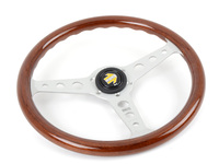 MOMO Indy Steering Wheel - Silver - 350mm