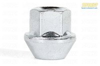 17mm 12x1.5 Turner Silver Zinc-Coated Wheel Nut