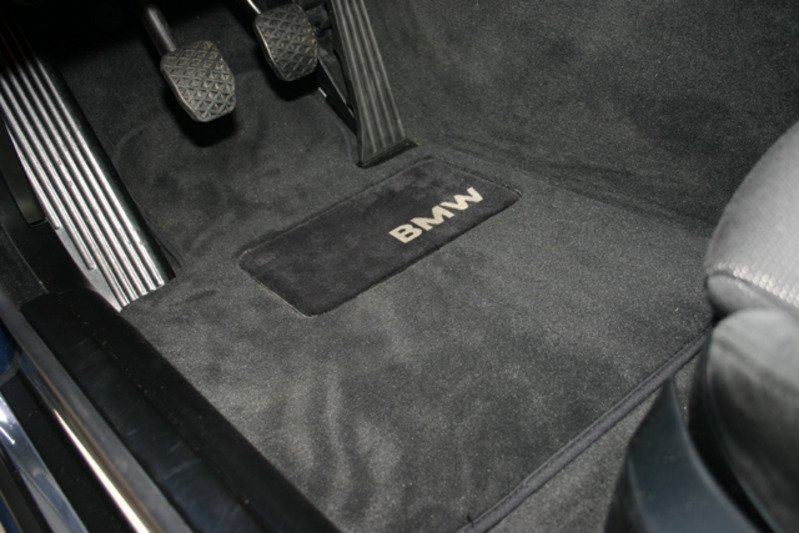 Black Nylon Carpet Floor Mats For BMW 3 Series E46 1998-2006 – Front & Rear 4pc Set