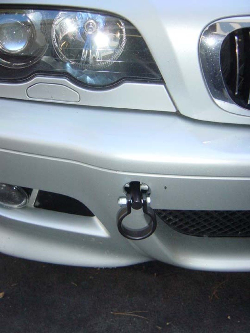 Black Sizet Track Racing Style Tow Hook Front Rear Bumper Car Accessories Auto Trailer Ring Screw On For BMW 3 Series E36 E46 E90 E91 E92 E93 318 320 323 325 328 330 335 M3 1992 to 2012 