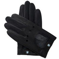 Genuine BMW Mens Driving Gloves with Roundel Logo