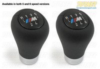 Manual BMW Shift Knob - ZHP Style Weighted Anatomic - 5 or 6 Speed Pattern