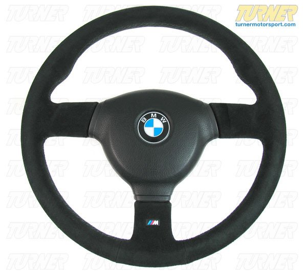 E30-SPORT-EVO-WH - E30 Sport Evo 3 Steering Wheel - Alcantara Suede or