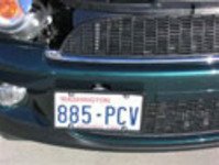 No Holes License Plate Bracket - MINI Cooper 2014+ F56