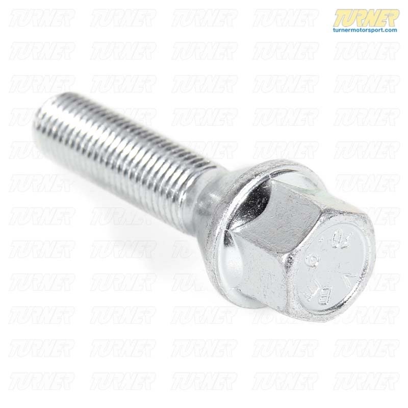 BMWWHEELBOLT Wheel Bolt for BMW, MINI 12x1.50 Silver fits most BMWs Turner Motorsport