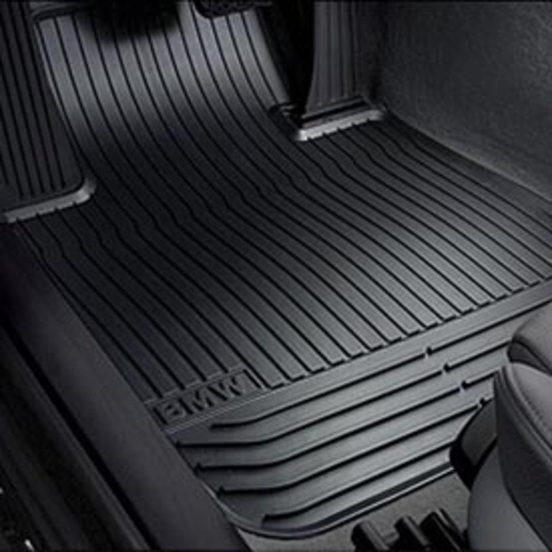 High Quality Car Floor Mats Set In Black/Black BMW 1 Series E82 2007-2013