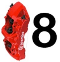 Brembo Front 8-piston Big Brake Kit - E53 X5 2000-2006