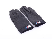 T#338522 - 80160435736X - Genuine BMW Driving Mens Gloves with M logo - These Genuine BMW Leather driving gloves feature side zip closure for snug fit and M logo at wrist. 95% Cabretta leather/5% neoprene. Choose Size Below. - Genuine BMW - BMW