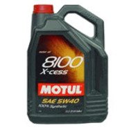 MOTUL 8100 5W-40 X-cess Synthetic Engine Oil - 5 liter jug