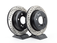 Cross-Drilled Brake Rotors - Rear - E9X 325Xi/328Xi, E91 328i, E93 328i (pair)